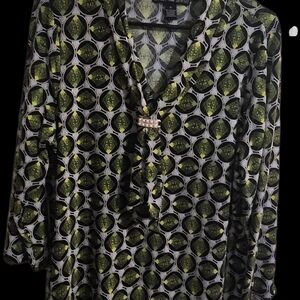 Stylish Green Patterned Skirt